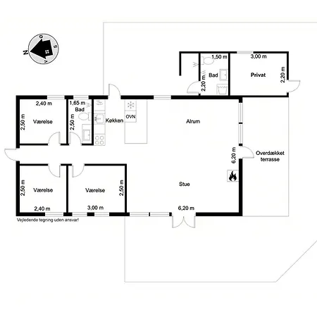 Summer House In Houstrup With Scenic Views Сasa de vacaciones *